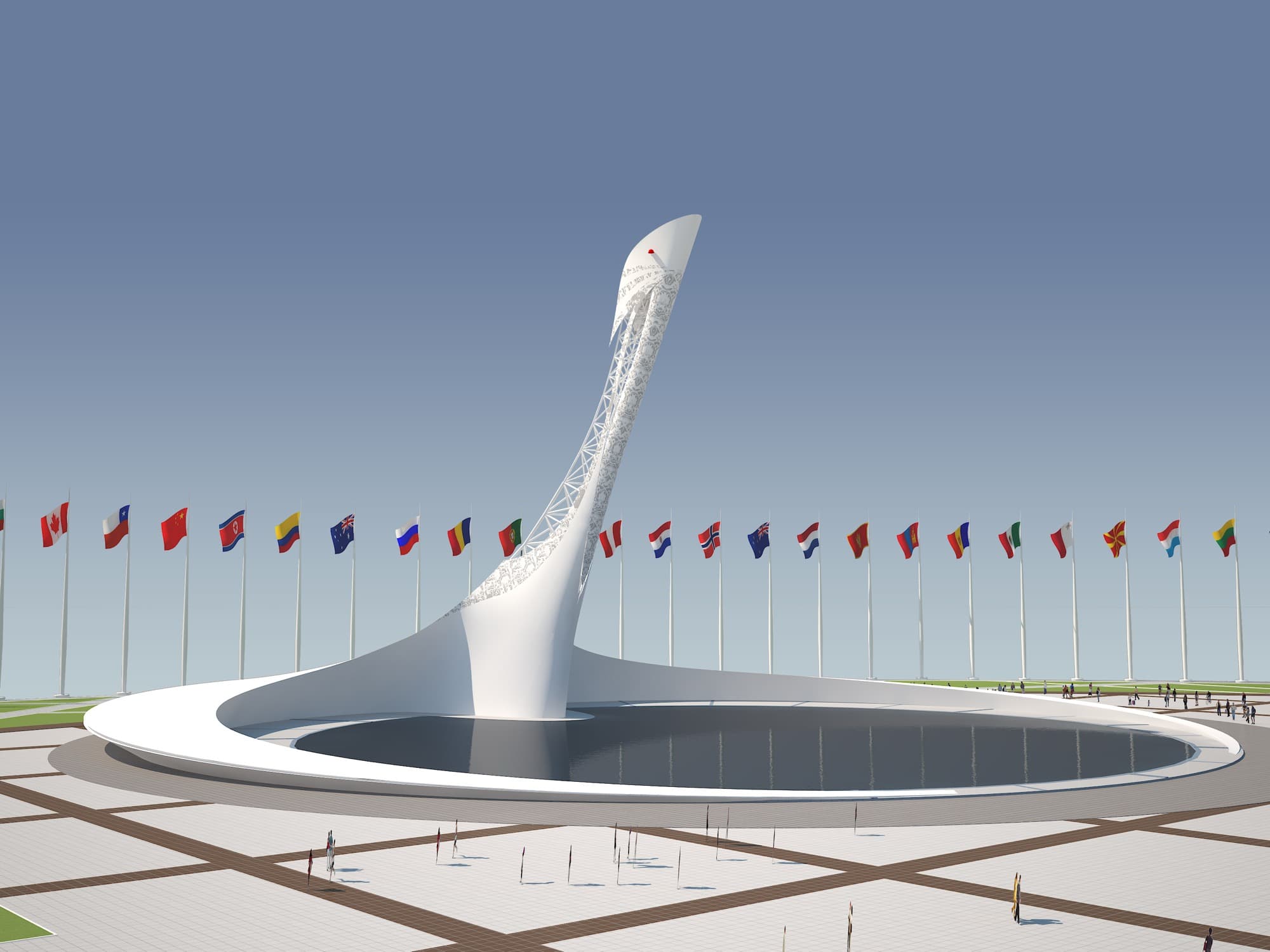 Olympische Flamme Sotschi